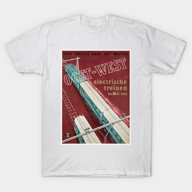 Oost - West Netherlands Vintage Travel Poster T-Shirt by vintagetreasure